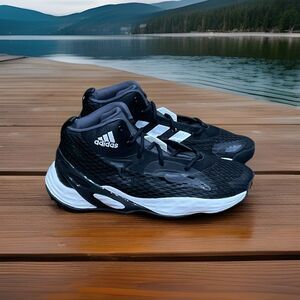 Size 8.5 - Adidas Exhibit A Mid Black Dark Grey